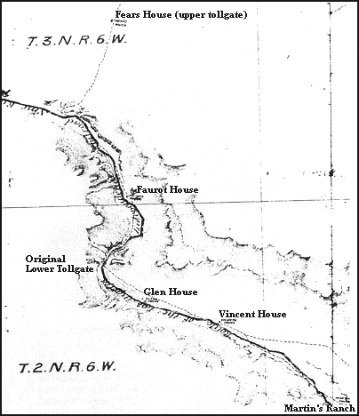 Los Angeles and Independence Railway map