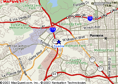 Map showing location of 
Spadra