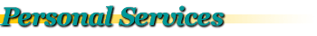 PERSONAL SERVICES