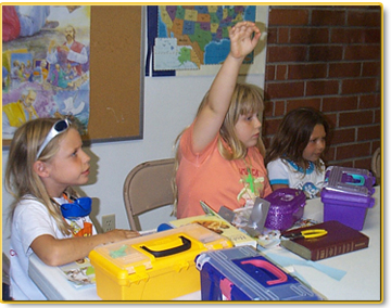 Children in Sunday School